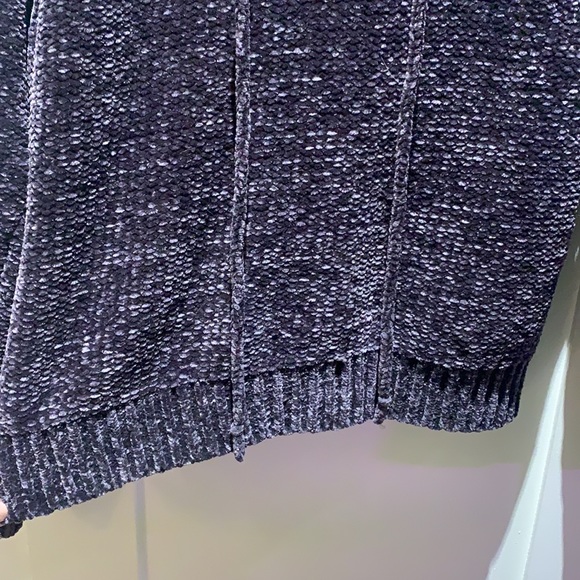 Blue-purple small gap hoodie, very soft - Picture 5 of 5